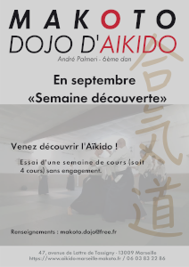 Portes ouvertes en Septembre